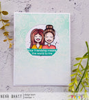 Janes Doodles Clear Stamps 4"x6" - Girlfriend