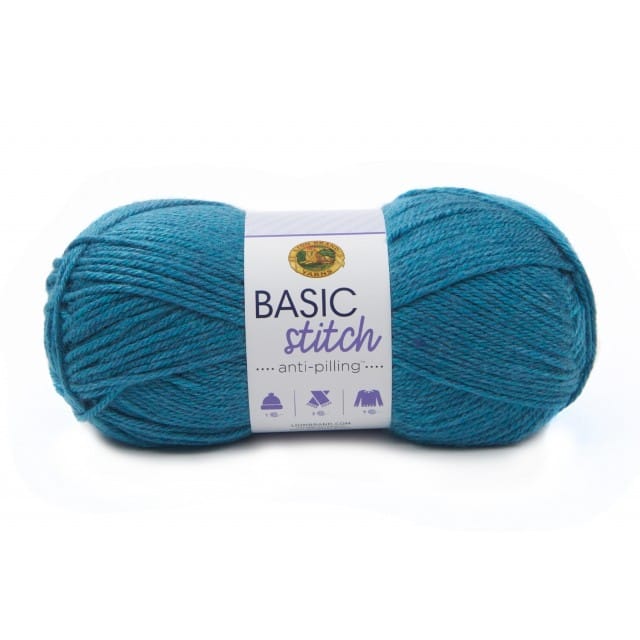 Lion Brand Yarn - Basic Stitch Anti-Pilling - Turquoise Heather 100g