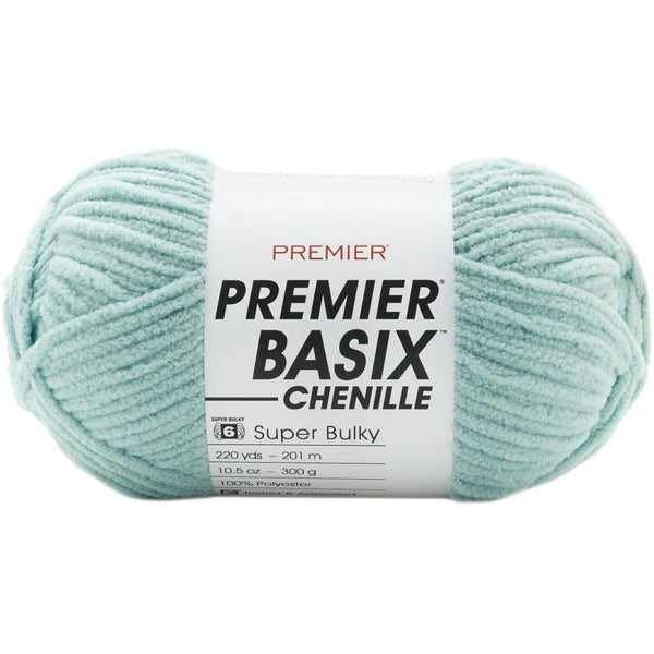 White - Basix Chenille Max Premier Yarns - Fabricated For You