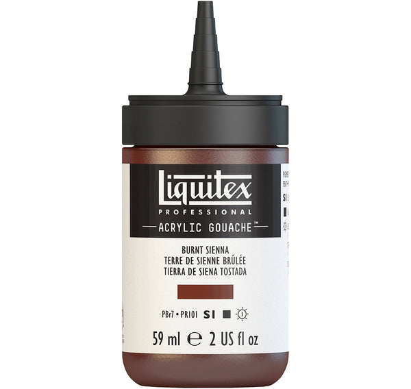 Liquitex Professional Acrylic Gouache 59ml - Burnt Sienna*