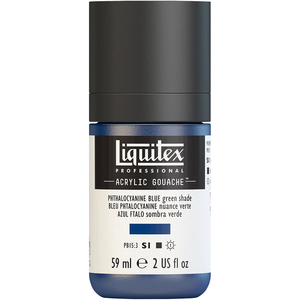 Liquitex Professional Acrylic Gouache 59ml - Phthalocyanine Blue - Green Shade*
