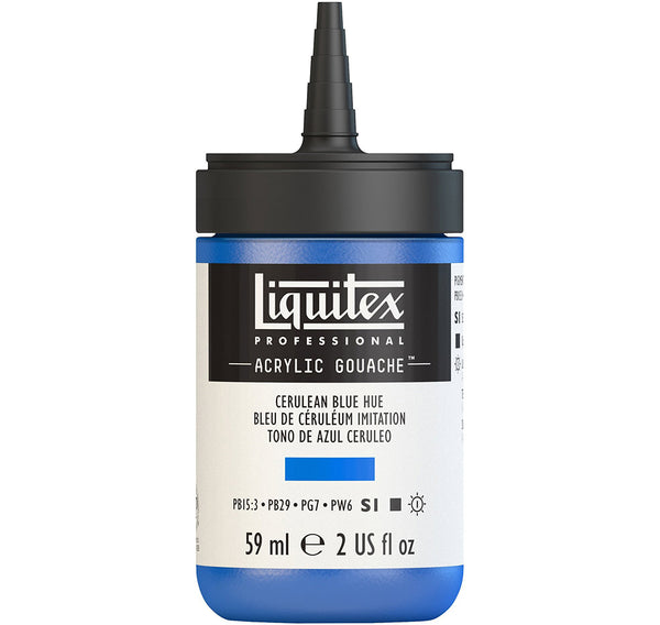 Liquitex Professional Acrylic Gouache 59ml - Cerulean Blue Hue*