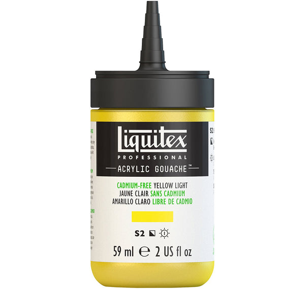 Liquitex Professional Acrylic Gouache 59ml - Cadmium-Free Yellow Light*