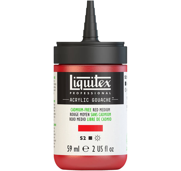 Liquitex Professional Acrylic Gouache 59ml - Cadmium-Free Red Medium*
