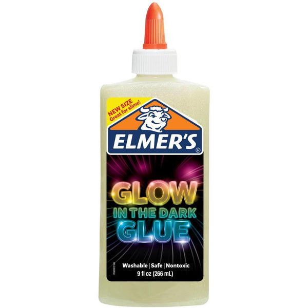 Elmers Glow In The Dark Liquid Glue 9oz - Natural