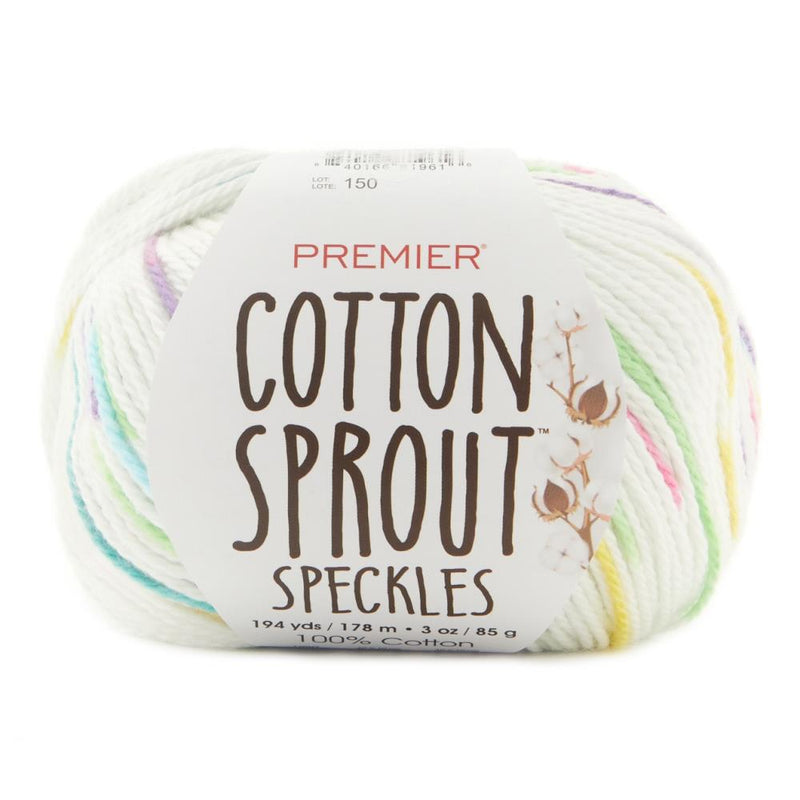 Premier Yarns Cotton Sprout Speckles Yarn - Candy*