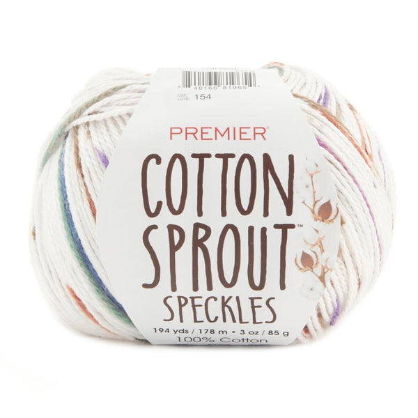Premier Yarns Cotton Sprout Speckles Yarn - Harvest