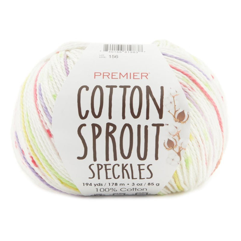 Premier Yarns Cotton Sprout Speckles Yarn - Wildflower