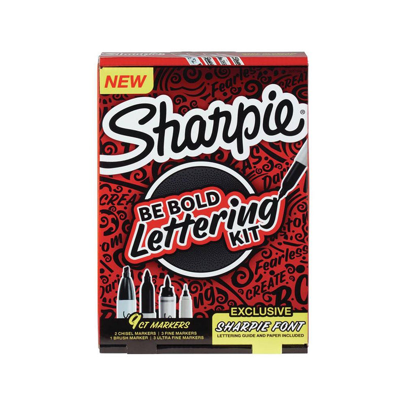 Sharpie Be Bold Lettering Kit 9/Pkg - Be Bold*