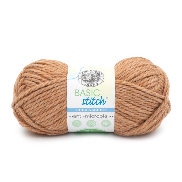 Lion Brand Basic Stitch Antimicrobial Thick & Quick Yarn - Spice