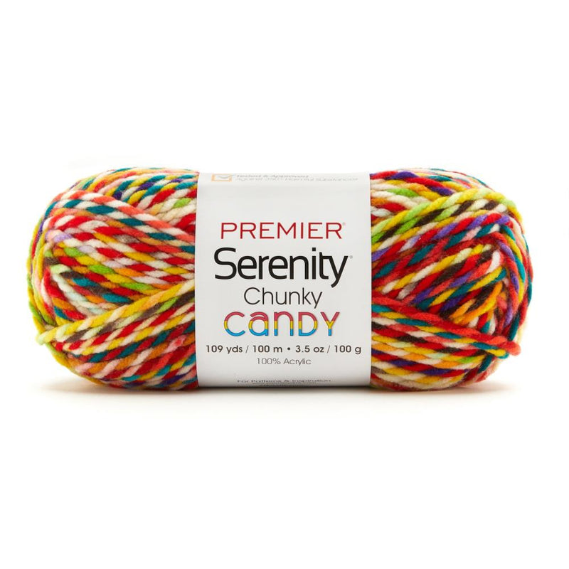 Premier Yarns Serenity Chunky Candy Yarn Primary*