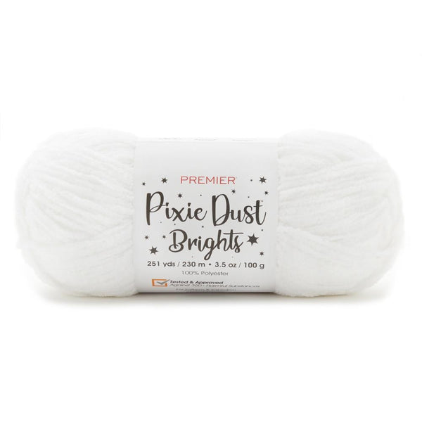 Premier Pixie Dust Brights Yarn - White