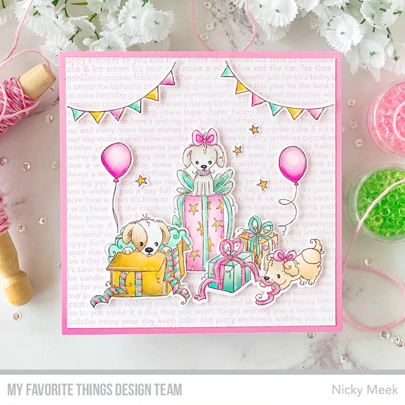 My Favorite Things Clear Stamps 4"X6" - Itching To Tell You Happy Birthday*