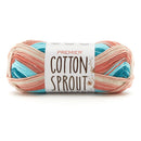 Premier Yarns Cotton Sprout Worsted Multi Yarn - Coral Reef