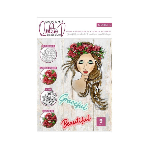 Stamps By Me Quattro D Set Charlotte*