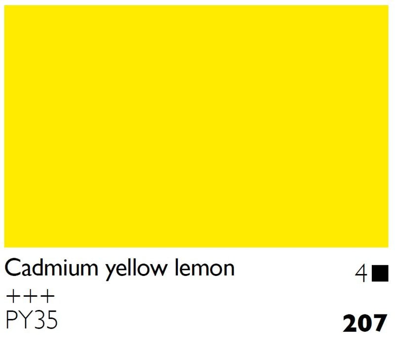 Cobra Artist Water Mixable Oil Colour  - 207 - Cadmium Yellow Lemon 40ml