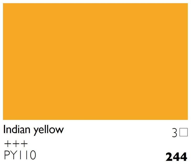 Cobra Artist Water Mixable Oil Colour  - 244 - Indian Yellow 40ml*