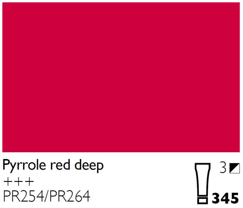 Cobra Artist Water Mixable Oil Colour  - 345 - Pyrrole Red Deep 40ml*