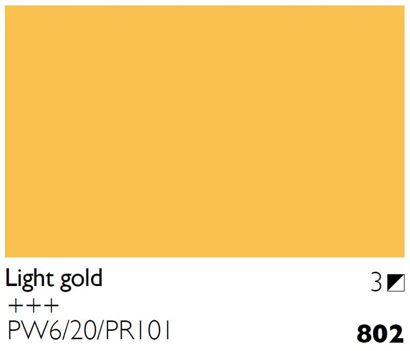 Cobra Artist Water Mixable Oil Colour  - 802 - Light Gold 40ml*