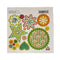 Sassafras Lass - Happy Buttons - Sweet Treats Stickers - 24 stickers*
