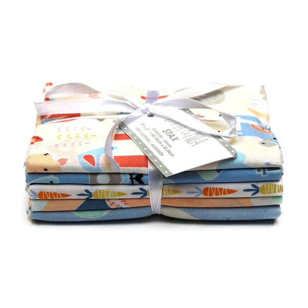 Camelot Fat Quarter Bundle 18"x21" 5pcs Emma & Mila - Farm Animals Multi