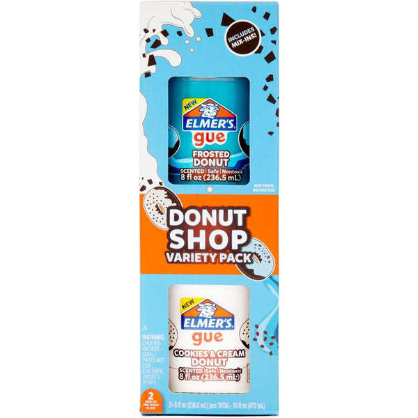 Elmer's Pre-made Slime with Mix-ins 2 pack - Doughnuts Shop Theme