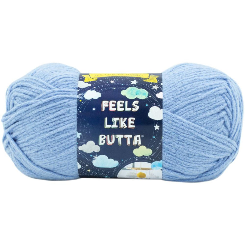 Lion Brand Feels Like Butta Yarn - Periwinkle 100g