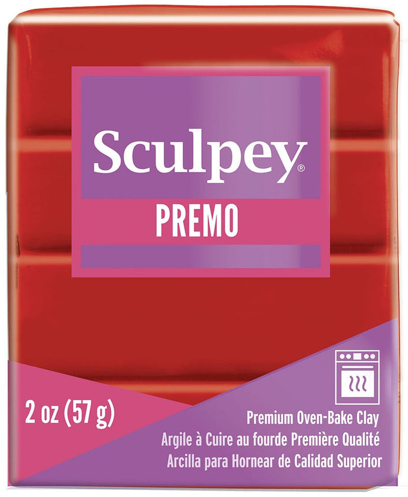 Premo Sculpey Polymer Clay 2oz. - Cadmium Red*