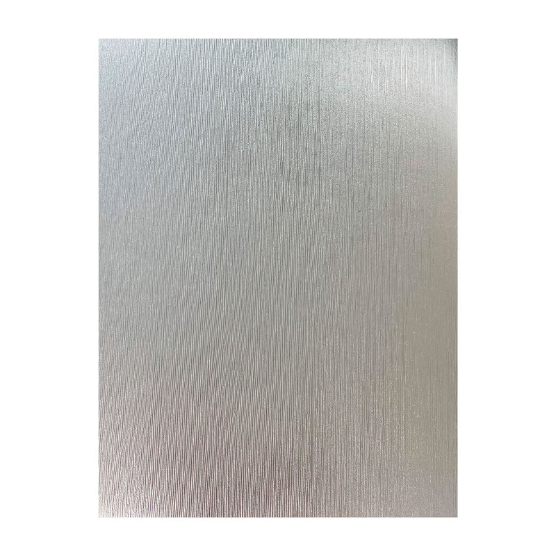 Poppy Crafts Letter Size Premium Textured Cardstock 10 Pack - Silver Lines