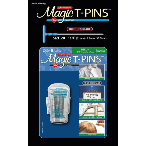 Taylor Seville Magic T-Pins Size 20 50 pack 