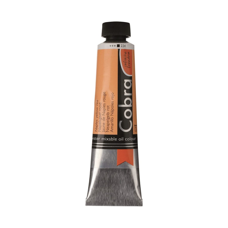Cobra Artist Water Mixable Oil Colour  - 224 - Naples Yellow Red 40ml