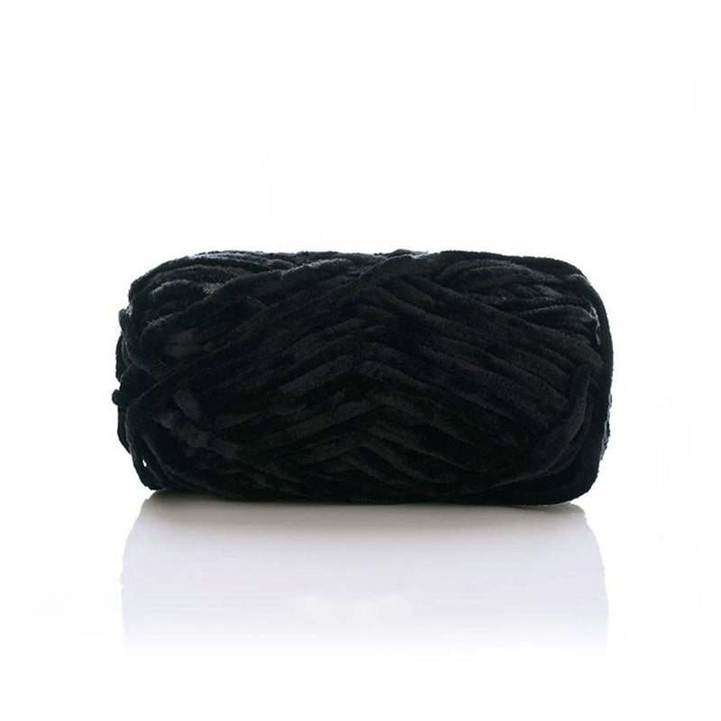 Poppy Crafts Smooth Like Velvet Yarn 100g - Black