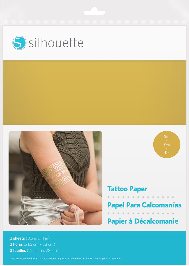 GOLD      -TEMP TATTOO PAPER*