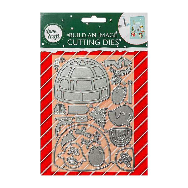 Poppy Crafts Cutting Dies - Christmas Collection - Penguins Igloo