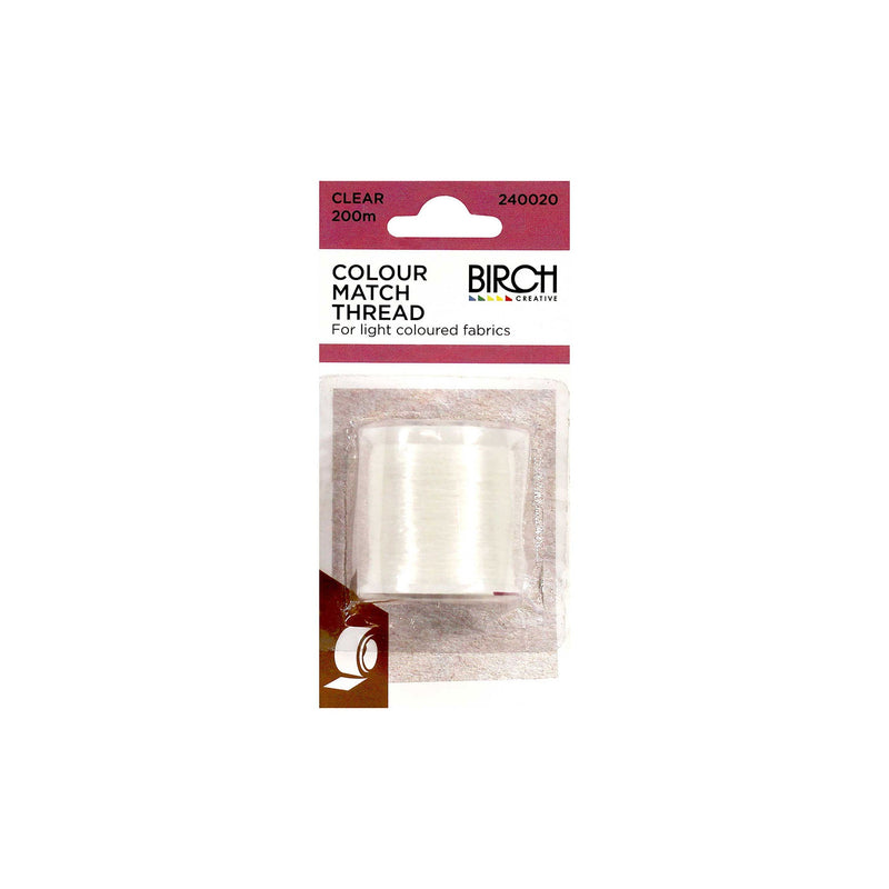 Birch Creative Thread Colour Blend - Clear 200m*