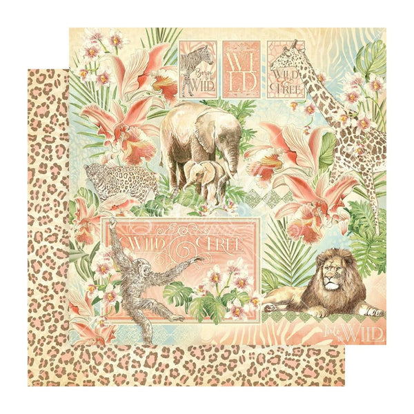 Graphic 45 Wild & Free Double-Sided Cardstock 12"x12" - Wild & Free*