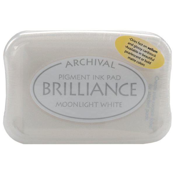 Brilliance Pigment Ink Pad - Moonlight White