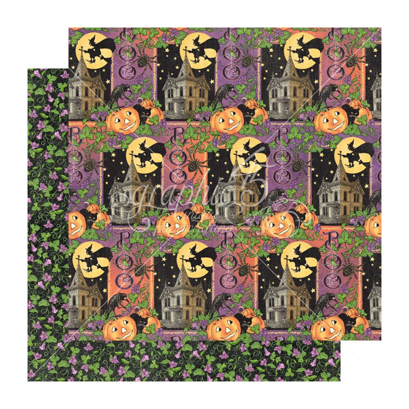 Graphic 45 Charmed Double-Sided Cardstock 12"x 12" - So Spooky*