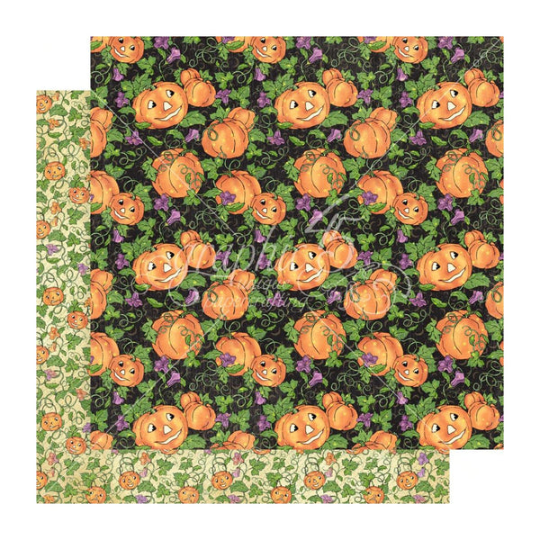 Graphic 45 Charmed Double-Sided Cardstock 12"x 12" - Hey Pumpkin