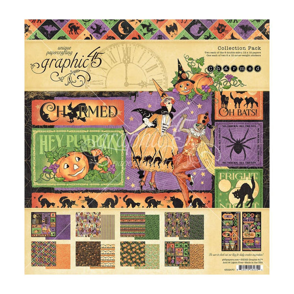 Graphic 45 Collection Pack 12"x 12" - Charmed