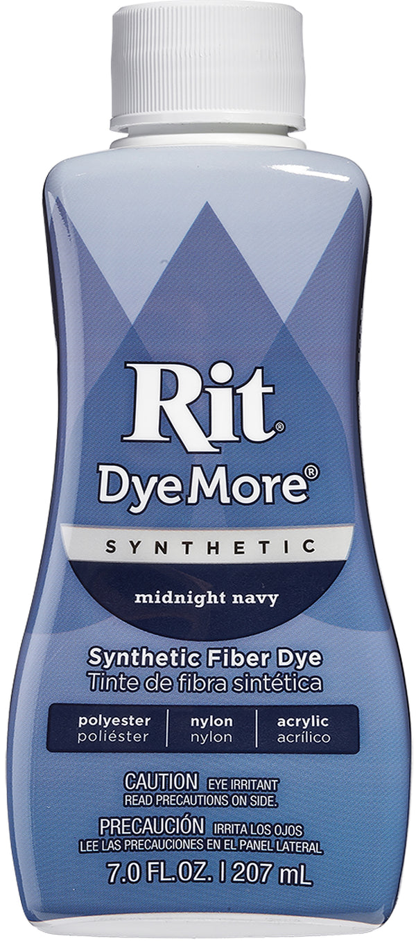 Rit Dye More Synthetic Fabric Dye 7oz - Midnight Navy