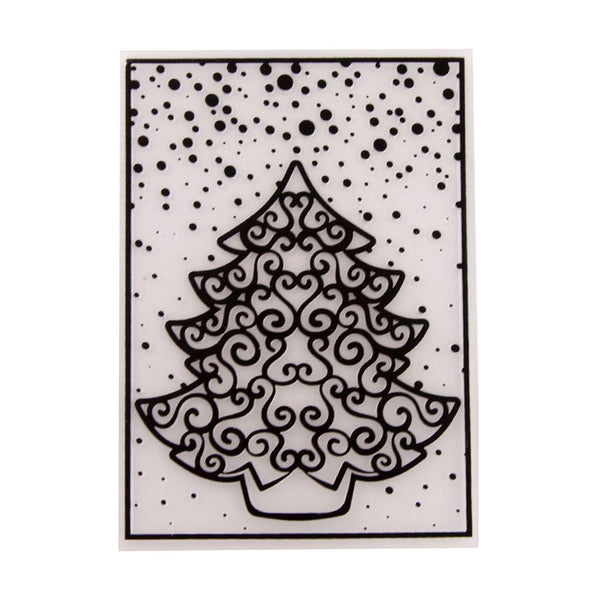 Poppy Crafts Embossing Folder #247 - Fancy Tree