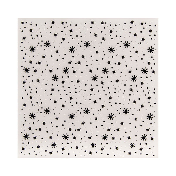 Poppy Crafts Embossing Folder #248 - Frozen Flakes
