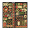Graphic 45 Warm Wishes Cardstock Stickers 12"x 12"