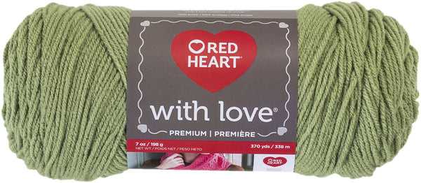 Red Heart With Love Yarn - Lettuce 198g