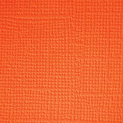 Doodlebug Textured Cardstock 12"X12" - Pumpkin*