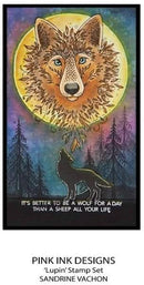 Pink Ink Designs 6"x 8" Clear Stamp Set - Lupin*