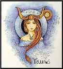 Pink Ink Designs 6"X8" Clear Stamp Set Taurus Secret Romantic*