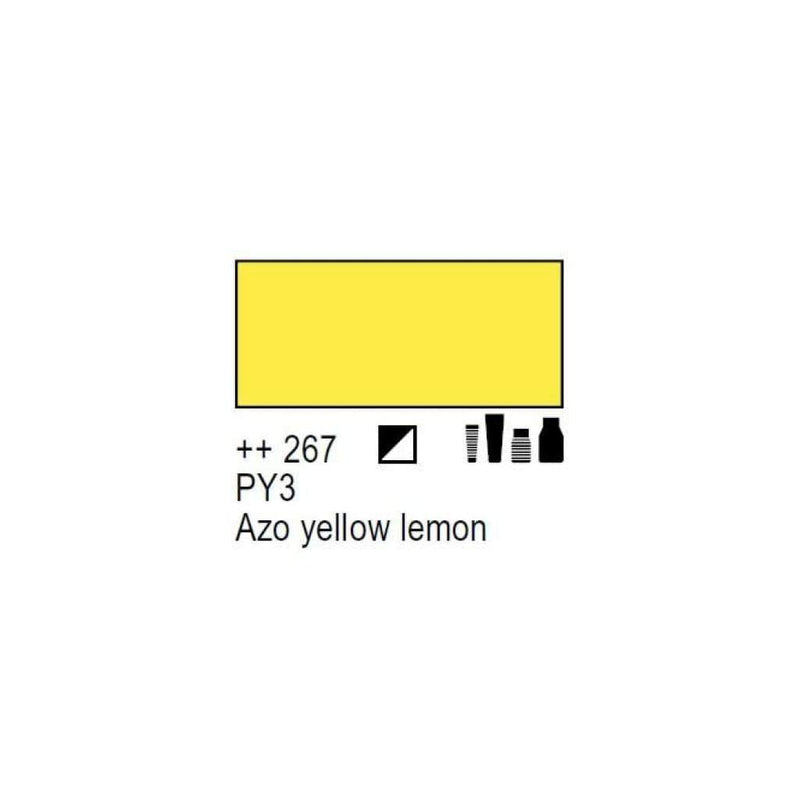 267 - Talens Amsterdam Acrylic Ink 30ml - Azo Yellow Lemon