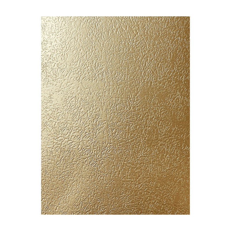 Poppy Crafts Letter Size Premium Textured Cardstock 10 Pack - Gold Render